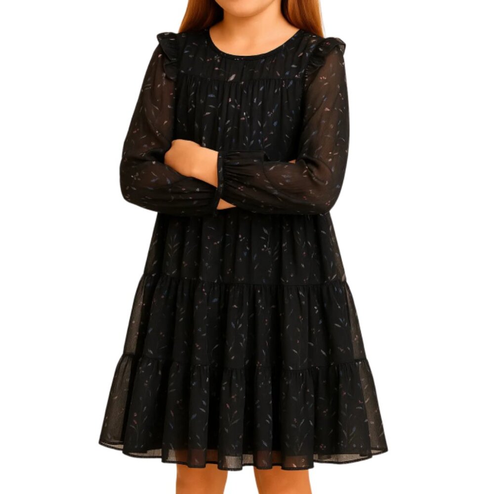 Floral Long Sleeve Dress